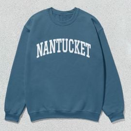 Nantucket Sweatshirt Collegiate Crewneck Sweater Unisex - Etsy at Etsy